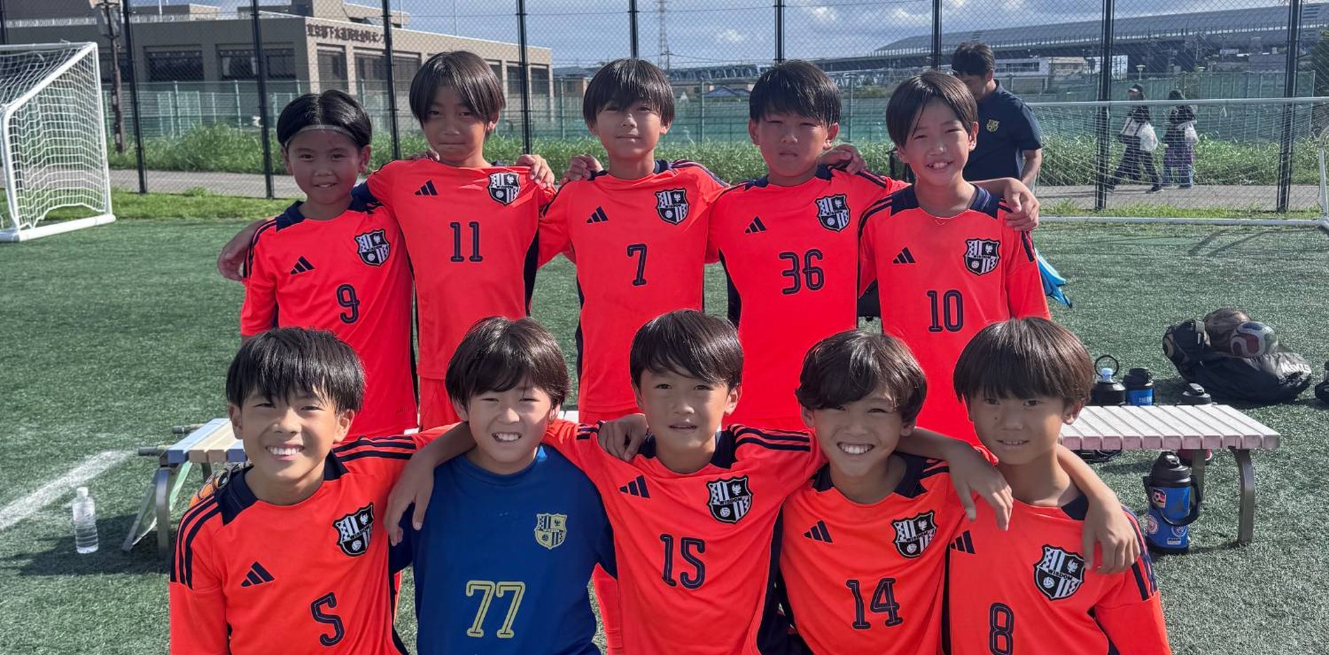 WISDOM FOOTBALL ACADEMY の選手たち